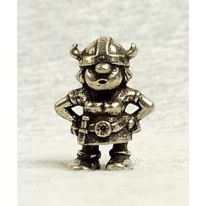  Viking Woman Warrior Key Ring   Pewter 