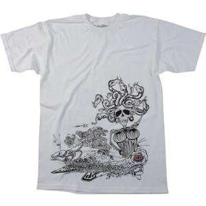  Troy Lee Designs Medusa T Shirt   2X Large/White 