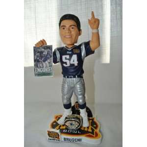   Super Bowl TEDI BRUSCH #54 Championship bobblehead 