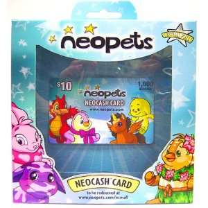    Neopets Virtual Prize $10 Neocash Redemption Card Toys & Games