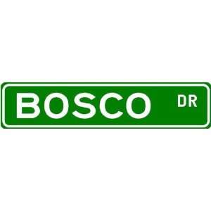  BOSCO Street Name Sign ~ Family Lastname Sign ~ Gameroom 