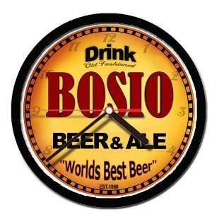  BOSIO beer and ale cerveza wall clock 