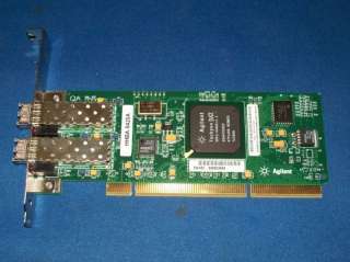 AGILENT 2GB FIBRE DUAL CHANNEL HBA PCI X HHBA 5420A  