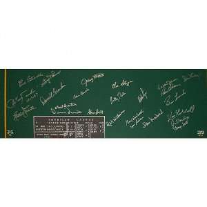  Boston Red Sox 1967 Team Signed Miniature Green Monster 