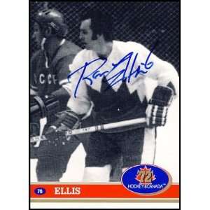  Ron Ellis 1972 Team Canada Autographed/Hand Signed Hockey 