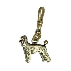  Poodle Brass Charm   Puppy glitzs Jewelry