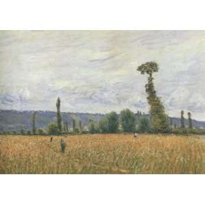   Sisley   24 x 16 inches   The Hills of La Bouille