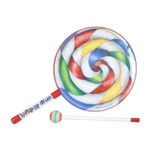  Remo Kids 8 Lollipop Drum w/ Mallet Musical Instruments