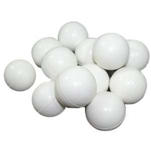  Pkg (12) White Rubber Super Balls Ready to Decorate 1 3/8 
