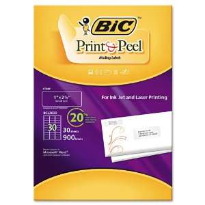  BIC Products   BIC   Easy Print & Peel Clear Mailing 