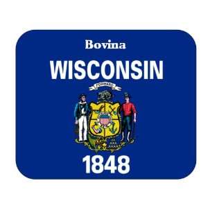  US State Flag   Bovina, Wisconsin (WI) Mouse Pad 