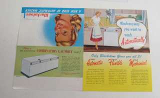 1940 Blackstone Combination Laundry Sales Brochure  
