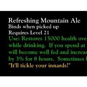  Warcraft Mug   Refreshing Mountain Ale