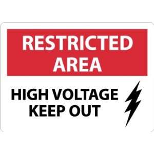  SIGNS HIGH VOLTAGE KEEP OUT
