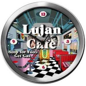  LUJAN 14 Inch Cafe Metal Clock Quartz Movement Kitchen 