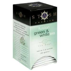 Stash Premium Fusion Green & White Tea Grocery & Gourmet Food