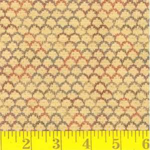  56 Wide Chenille Tapestry Shells Fabric By The Yard 