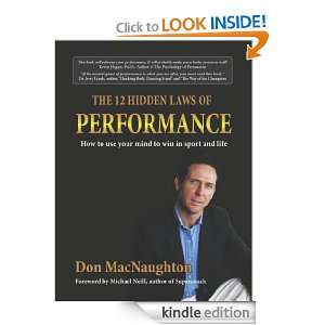   Hidden Laws of Performance Don MacNaughton  Kindle Store