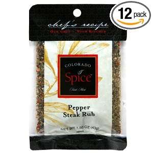  Spice Company, Beef, Poultry, Pork and Lamb Spice, Pepper Steak Rub 