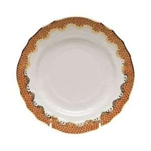    Herend Fish Scale Rust Bread and Butter Plate