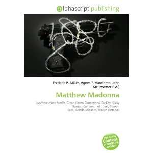 Matthew Madonna (9786133599550) Books