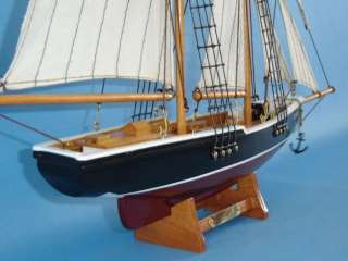 Bluenose 17 Model Sailboat Schooner Boat Decor  