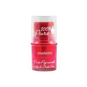  100% Pure Cranberry Lip and Cheek Tint Beauty