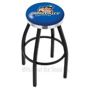 Grand Valley State University 30 inch Swivel Bar Stool with Chrome 