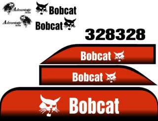 New 328 Advantage Series Bobcat Excavator Decal Set Whole Machine 
