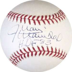  Juan Marichal HOF 83 Autographed Baseball   Autographed 