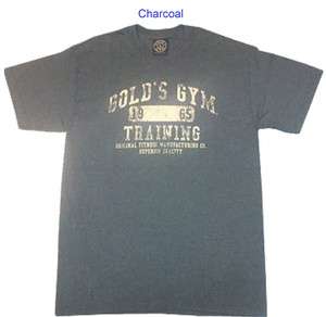 G143 Golds Gym T Shirt Training logo   Bodybuilding Shirt  