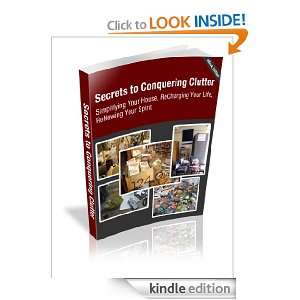 SECRETS TO CONQUERING CLUTTER james Lee  Kindle Store