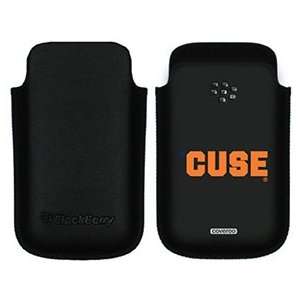  Syracuse Cuse on BlackBerry Leather Pocket Case  