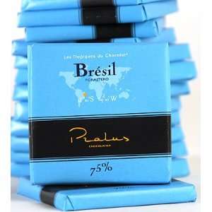 Pralus   Bresil 75% Dark Chocolate  Grocery & Gourmet Food