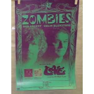  THE ZOMBIES MUSIC PROMO POSTER 