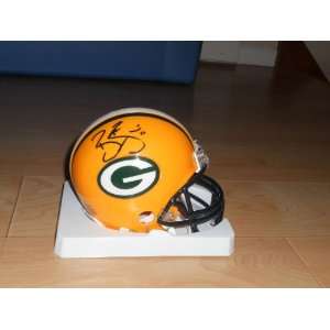  BRETT SWAIN SIGNED AUTOGRAPHED GREEN BAY PACKERS MINI 