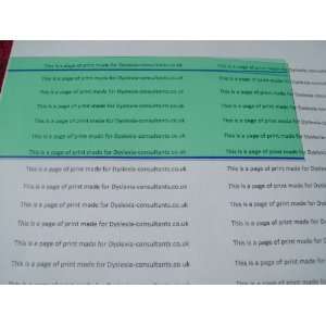  Dyslexia / Irlens type difficulties Plain Reading Rulers 