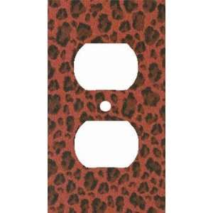  Brick Leopard Print Decorative Outlet Cover