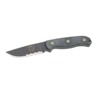  Ontario Knife Company TAK 1 Knife with Serrated D2 Steel 
