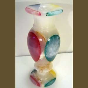  Brightly Dyed Onyx Vases 