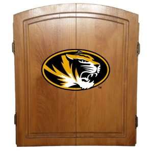    Missouri Dart Board Cabinet w/Bristle Board