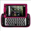 Pink Rubber Case Cover T Mobile Samsung SideKick 4G+LCD  