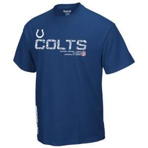  Colts 2010 Sideline Tacon T Shirt (Blue) S