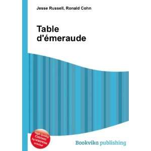  Table dÃ©meraude Ronald Cohn Jesse Russell Books