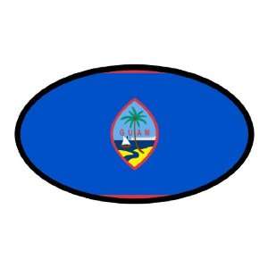  Guam Flag US Pacific Territory Island Car Bumper Sticker 
