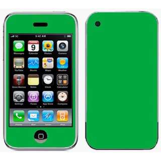 ~iPhone 3G Skin Decal Sticker   Green Skin Cover 