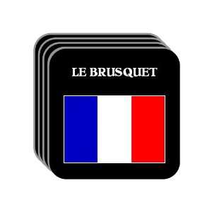  France   LE BRUSQUET Set of 4 Mini Mousepad Coasters 