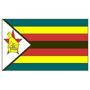  Zimbabwe Flag 4ft x 6ft Nylon   Outdoor 