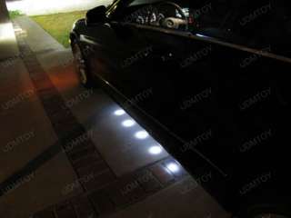 White 55 Brabus Style 45 LED Lights Under Car Puddle Lighting Ground 
