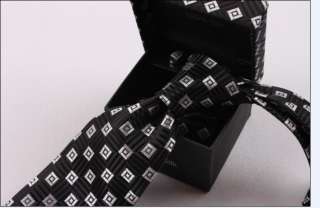 100% korea silk mens neck ties set cufflink handkerchief neckties ties 